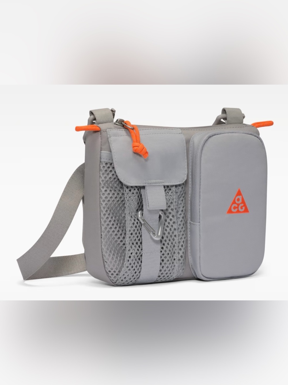 NWT Nike ACG Daymax Crossbody Bag Gray 3L NEW
